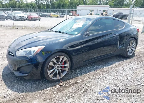 2013 Hyundai Genesis 2.0T R-Spec из США, поврежденный, VIN KMHHT6KD3DU109897